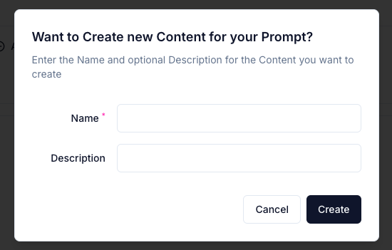 Add Prompt Contents